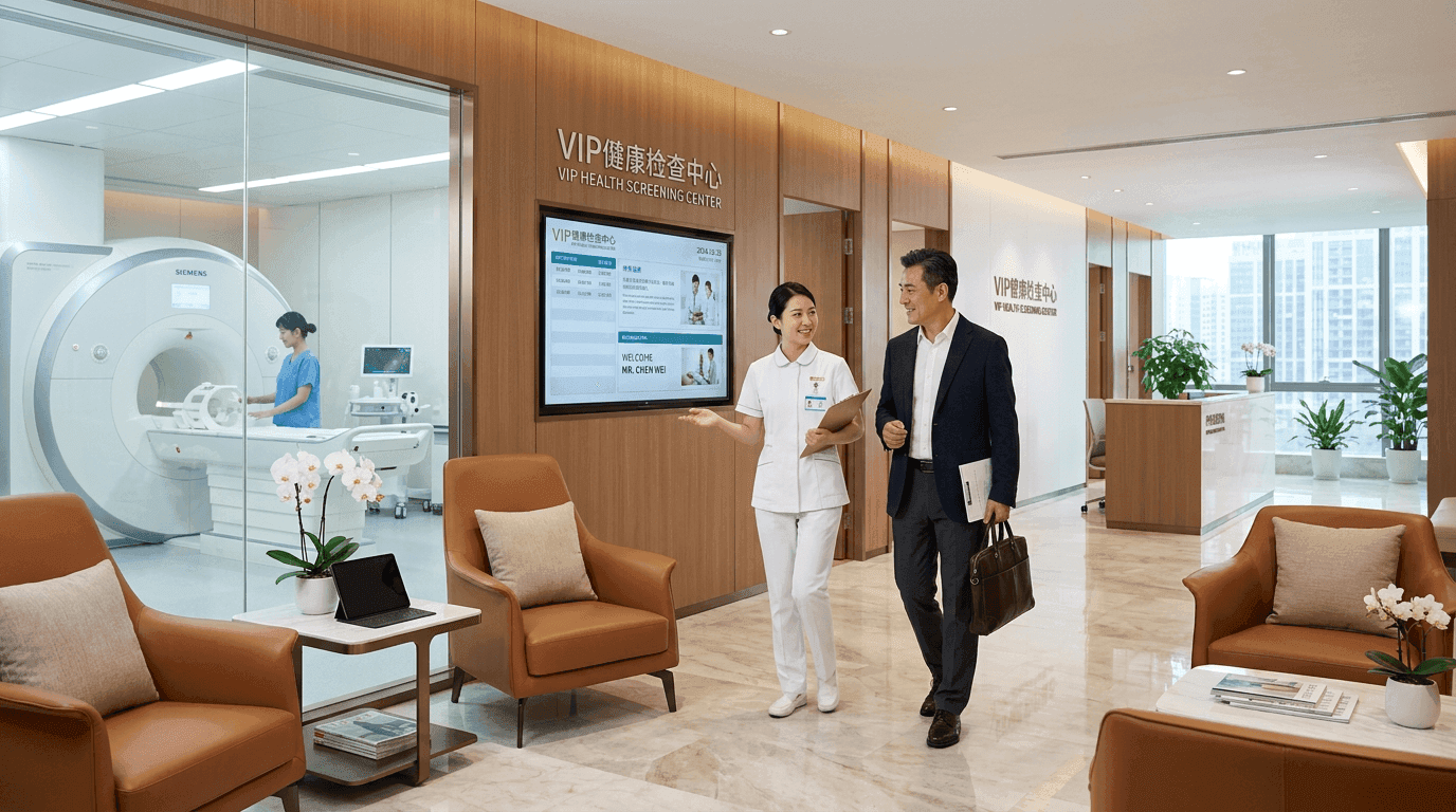 Premium health screening in China